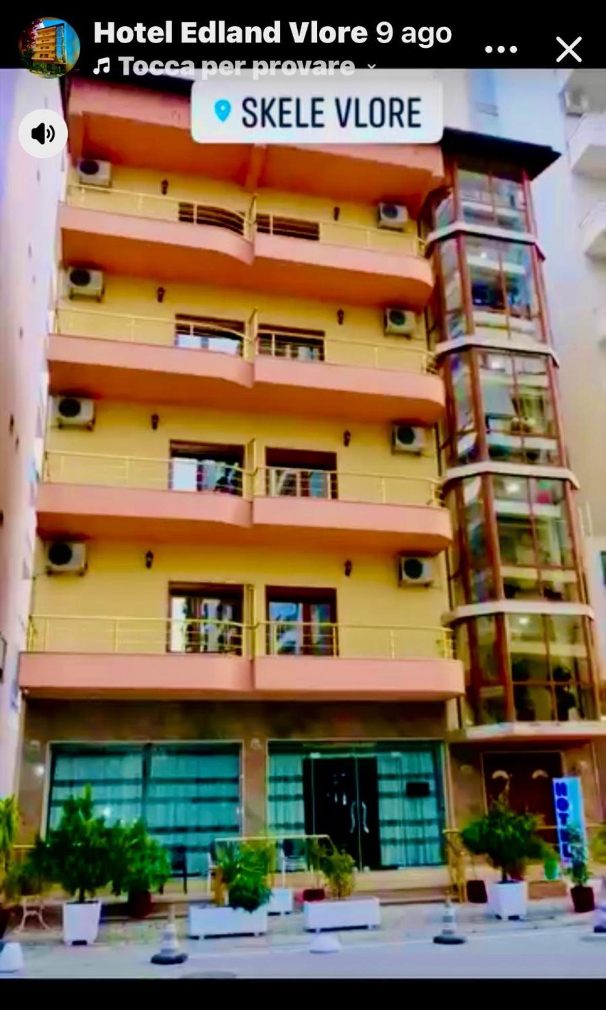 Hotel Edland Vlorë Exteriér fotografie
